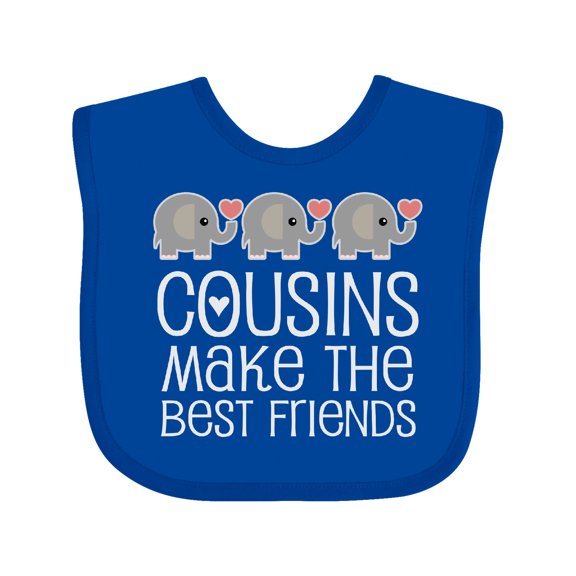 Inktastic Cousins Make the Best Friends Boys or Girls Baby Bib