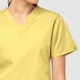 thumbnail image 3 of Wink Origins Bravo-Women's V-Neck Scrub Top, Yellow, XL Regular, 3 of 3