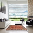 thumbnail image 7 of Ahgly Company Machine Washable Indoor Rectangle Abstract Red Area Rugs, 2' x 4', 7 of 7