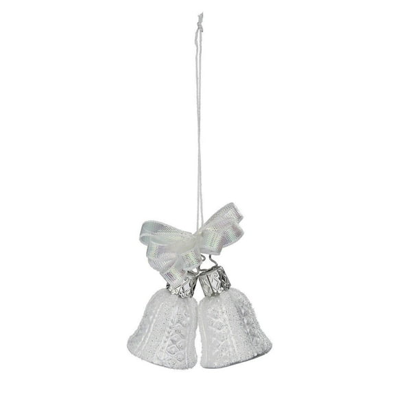 Inge Glas Wedding Bells German Glass Christmas Tree Ornament FREE BOX 1.8 Inch