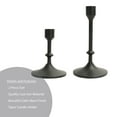 thumbnail image 6 of Better Homes & Gardens Black Cast Iron Metal Taper Candle Holder, 2-Pack, 6 of 11