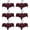 Burgundy, variant on 8 packs of rectangular tablecloths: stain-resistant and wrinkle-free round tablecloths, washable and reusable polyester tablecloths, used for wedding party birthday reception (red, 60x 102 inches)