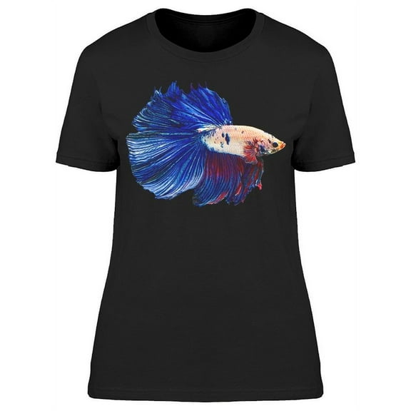 Colorful Betta Siamese Fish T-Shirt Women -Image by Shutterstock, Female x-Large