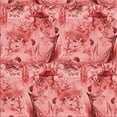 thumbnail image 1 of Ahgly Company Indoor Square Patterned Light Coral Pink Area Rugs, 5' Square, 1 of 6