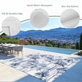 thumbnail image 3 of Watercolor Forest Blue Outdoor Rug for Patio/Deck/Porch, Non-Slip Large Area Rug 5 x 7 Ft, Abstract Art Modern Trees Indoor Outdoor Rugs Washable Area Rugs, Reversible Camping Rug Carpet Runner, 3 of 8