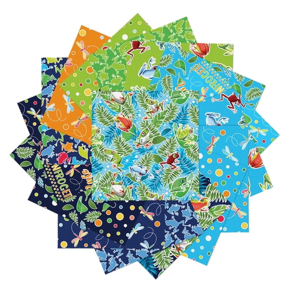 Rainforest Glow 10" Squares 42pcs