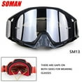 thumbnail image 5 of Motorcycle Cross-country Goggles Wide Vision Goggles for Mountaineering Compatible Myopic Glasses, 5 of 5