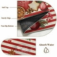 thumbnail image 2 of Christmas Gingerbread Kitchen Runner Rug 2x6 Washable Runners for Hallway Non Slip Winter Xmas Balls Candy Red Stripe Large Area Rug Indoor Floor Carpet for Bathroom Laundry Entryway Bedroom, 2 of 8