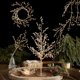 thumbnail image 2 of Stylish Tabletop Candle Wreath Accent Candle Cup Dinner Enhancing Wreath Accessory Elegant Candle Holder Flower Rings 11CM, 2 of 4