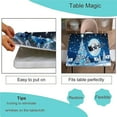 thumbnail image 3 of Elastic Edge Fitted Tablecloth, Christmas Snow Winter Pattern Printed on Elastic Polyester Table Cover, for Outdoor Picnic Camping and Indoor Kitchen Dining Party, Fit for 32" x 32"square table, 3 of 4