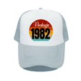 thumbnail image 1 of Vintage 1982 Printed Snapback Cap Retro Aged to be Perfected Since 1983 Baseball Hat Rainbow Trucker Hat For Birthday Gift YP06556-60cm for adult Gao Jinjia LED, 1 of 2