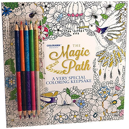 Pre-Owned Colorama Magic Path Coloring Book, Create Beautiful Pencil Art, 9780990963585, 0990963586, Paperback,