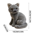 thumbnail image 3 of 10" Realistic Tuxedo Cat Plush Toy, Cute Lifelike Kitty Plush, Sofa, Bedroom Decor, Birthday, 3 of 8