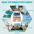 thumbnail image 4 of SSLR Mens Swim Shorts Board Shorts Swimwear Hawaiian Beach Shorts, 4 of 8