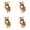 Colored zinc plating, variant on 7829 Pack of 4 Identity Locking Bending Hinges Modifiable 0 Change Strong Metal