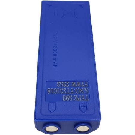 ARrase (1 Pcs/Set) Type 593 NIMH Rechargeable Battery 3.0Ah for SCANRECO 593/592/590/960 7.2V GP222101
