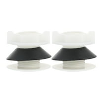 MIPCASE 2Pcs White Plastic Toilet Tank Caps for Bathroom Accessories with Easy Installation