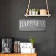 thumbnail image 2 of Stupell Industries Happiness is A Full Kitchen Phrase Distressed Paint Canvas Wall Art by Daphne Polselli, 2 of 6