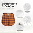 thumbnail image 6 of Haiem Fall Buffalo Plaid Women's 2 in 1 Running Shorts - Lightweight Athletic Workout Gym Yoga Breathable Sports Shorts Liner with Phone Pockets-XX-Large, 6 of 9