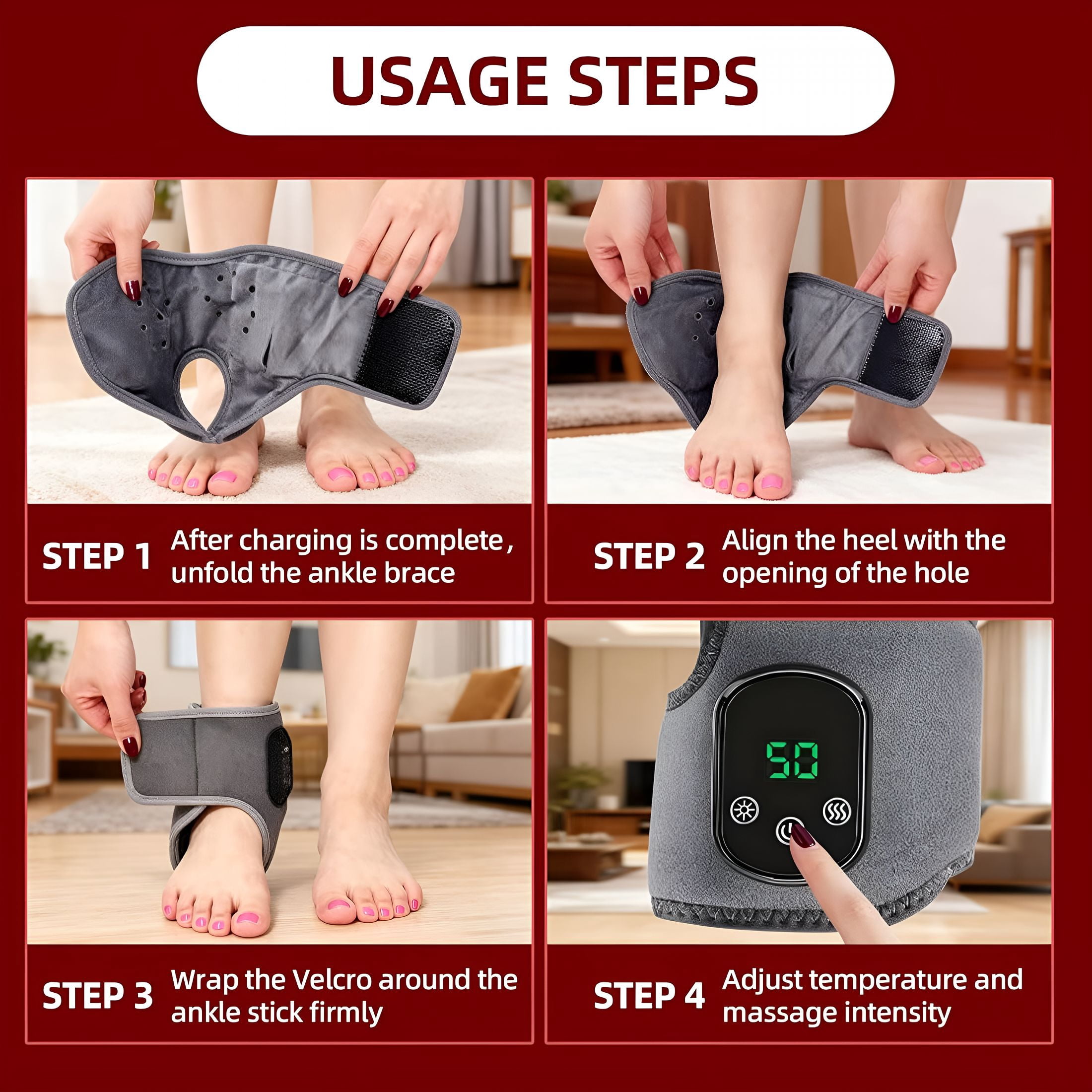 OITY Foot Massager, Foot Renew Triple Method Massager, Foot Relief, Compact Portable for All Ages