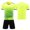 Yellow, variant on Custom Football Kit Set for Adult and Child, Name Number Team Logo DIY Family Match Personalized Jersey Shirt Shorts Set, Dad and Son Matching Outfits Pink XXXXS