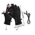 thumbnail image 3 of VBXOAE USB Heated Waterproof Non Slip Gloves for Winter Sports,Skiing Riding with Touchscreen Compatibility and Flexible Fit for Enhanced Comfort and Warmth, 3 of 8