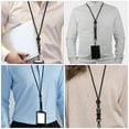 thumbnail image 4 of unbranded Lanyard Negro Para Tarjeta De Identificación Con De Seguridad Resistente Y Multifuncional Para Cuello, 4 of 8