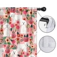 thumbnail image 4 of Blackout Kids Curtains,Bichon Frise Dog and Flower Childrens Insulated Curtains Set Of 2,Bedroom Essentials,Toddler Room Decor 42x84in(106x213cm), 4 of 4