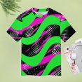 thumbnail image 4 of Animal Print Patterns Women's Short Sleeve T-Shirt Crew Neck Casual Summer Trendy Loose Fit Tops, 4 of 6