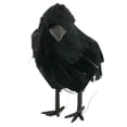 thumbnail image 2 of 2/3/6 Pcs Accessoires de Corbeau Jouet de Simulation d'Halloween Fournitures de Fête Modèle Animal, 2 of 6