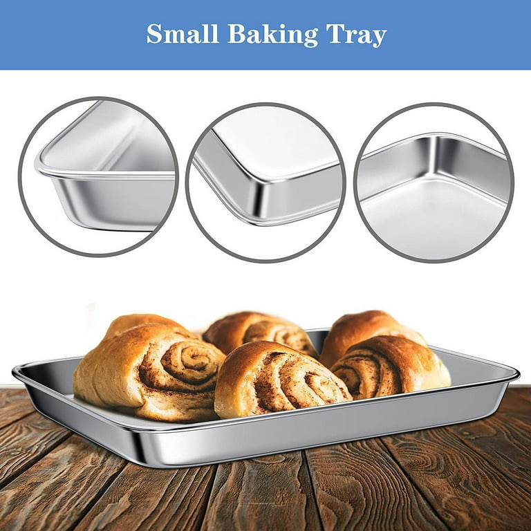 Oven Tray and Rack Set, Stainless Steel Baking Pan with Cooling
