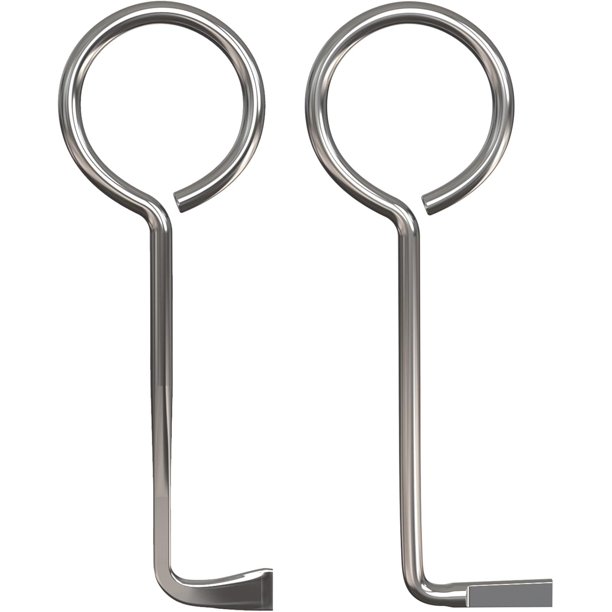 Juego profesional de ganzúas - Llave maestra - Abre casi cualquier puerta - Llave universal para puertas de habitaciones - Llave para cerrajeros - Compatible con ganzúas Master Lock - 2 piezas