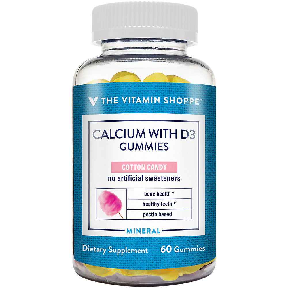 Calcium with Vitamin D Gummies Supports Bone Health Healthy Teeth