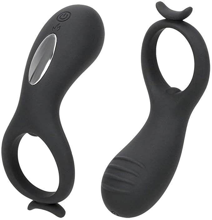 Vibrating Cock Ring Stay Hard Soft Stretchy Donut Cockrings Male Enhancement Cock Rings Penis Enhancing Sex Toy For Men Sex Toys For Men Unisex Gifts For Adults picture