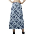 thumbnail image 5 of Moomaya Printed High Low Crop Top Kurti Palazzo Set Ethnic Indian Clothing Set For Womens, 5 of 9