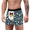 thumbnail image 2 of Christmas Underwear for Men Hilarious Gag Gifts Funny Novelty Holiday Boxer Briefs No Fly, 2 of 7