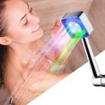 thumbnail image 7 of Hovmgk LED Color Changing Shower Head, Water Saving Handheld Shower, Temperature-Controlled LED Lights, High Water Pressure, Easy to Install, Ideal for Dry Skin & Hair, Silver, 7 of 7
