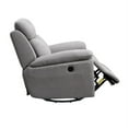 thumbnail image 4 of Metro Furniture Glider and Swivel Power Recliner with USB port in Light Grey, 4 of 6