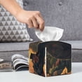 thumbnail image 6 of KLL Sunset Meditating Doberman Print Tissue Box Cover,Leather Tissue Holder Square Facial Tissue Case Facial Paper Organizer Dispenser for Bathroom, Vanity Countertop, 6 of 7