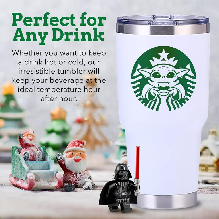 Star Wars Grogu Santa Christmas Pattern Coffee Mug