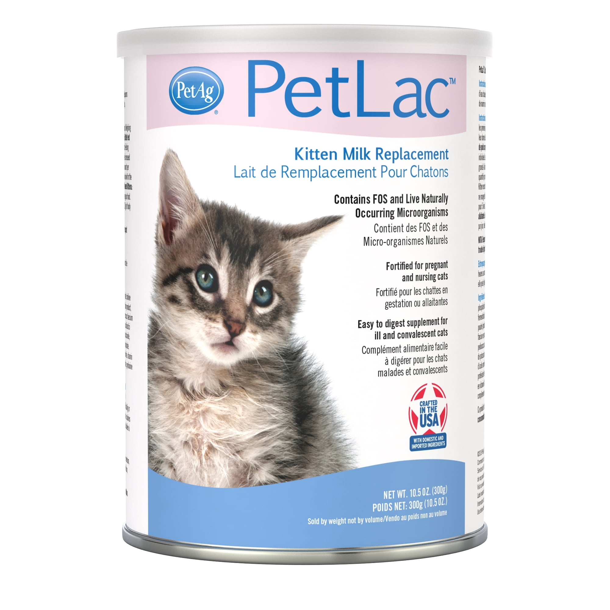 Pet-Ag PetLac Kitten Milk Replacement Growth Kitten Supplement, 10.5 Oz