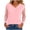 Pink, variant on Women Cowl Neck Tops Dressy Casual Mesh Lace Long Sleeve Blouses Elegant Loose Evening Party Shirts (Red, S)