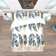 thumbnail image 3 of Designart 'Feathers' Southwestern Duvet Cover Set, 3 of 4