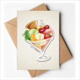 thumbnail image 1 of Cherry Orange Strawberry Fruit Sweet Ice Greeting Cards You are Invited Invitations, 1 of 3