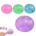 thumbnail image 4 of Giant Glitter Dumpling Mega Rainbow Stress Bun Toy Soft Decompression Dough For Adults Cute Toy, 4 of 4