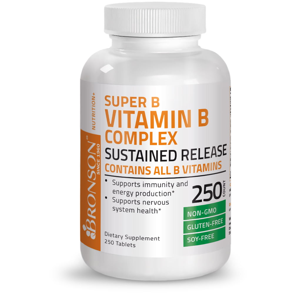Super B Vitamin B Complex Sustained Slow Release Vitamin B1