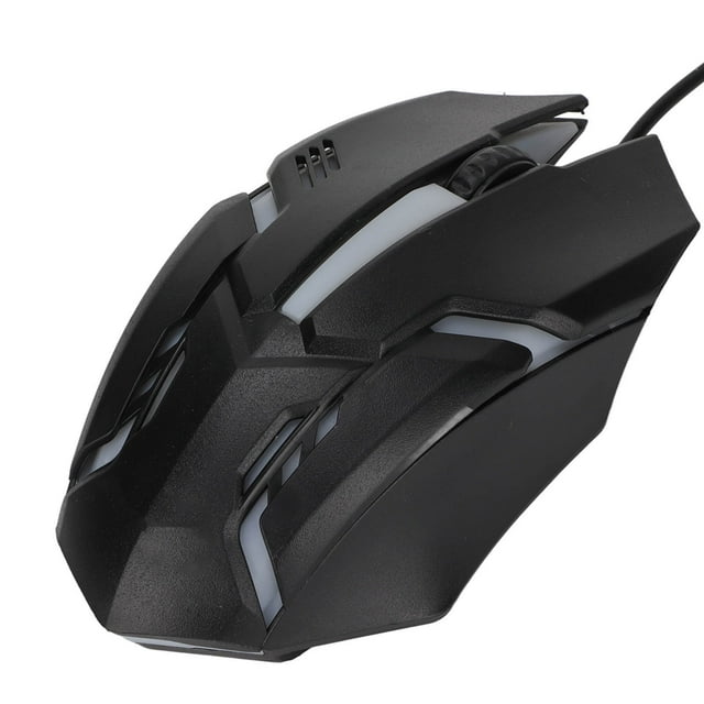 Ratón Para Juegos Con Cable Con Retroiluminación RGB, 1600 DPI, Rueda De Desplazamiento 3D, Ratón Para Juegos De PC Para Win10, Win 8, Win 7, Win Vista O Win XP