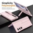 thumbnail image 2 of ELEHOLD Case for Samsung Galaxy Z Fold 6, Anti-Drop Thin Hinge Protection Screen Protector Case with Strap & Kickstand,Pink, 2 of 7