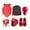 Red, variant on yotijay Taekwondo Sparring Equipment Collection Sanda Crotch Boxing Practice Body for Red