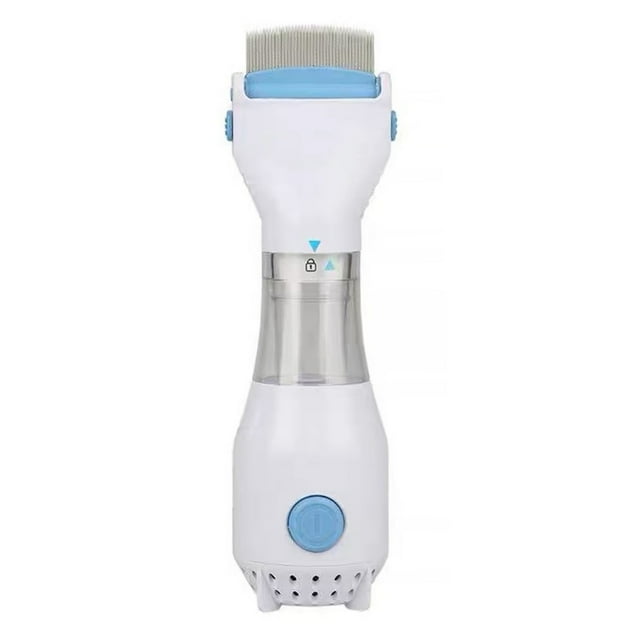 Peigne Électrique Anti-Poux, Dents Rondes Peigne en Acier Inoxydable Dispositif de Suppression des Poils